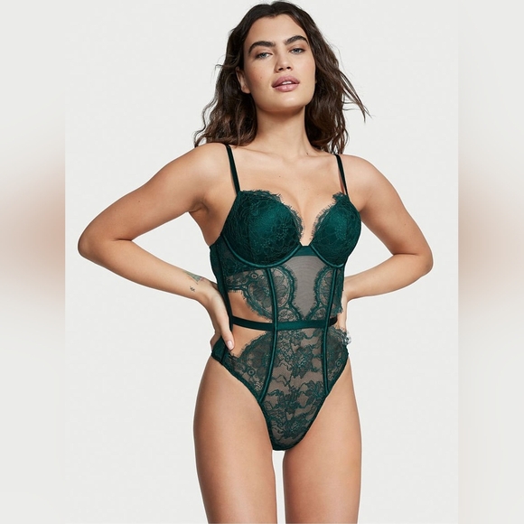 Victoria's Secret Bombshell Lace Bodysuit Lingerie